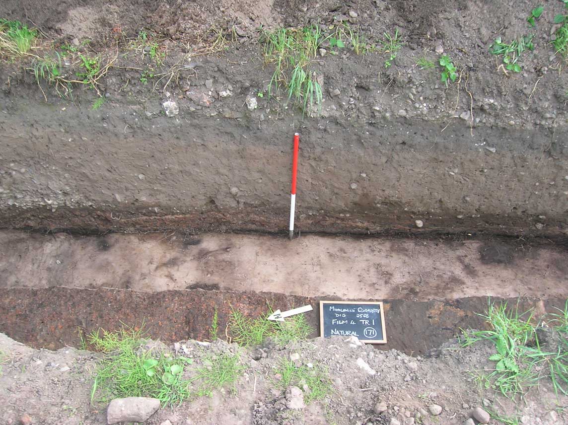 Floor layers, Trench 1